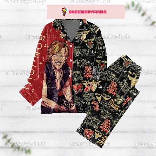 Bon Jovi Women's Rock Pajamas Set
