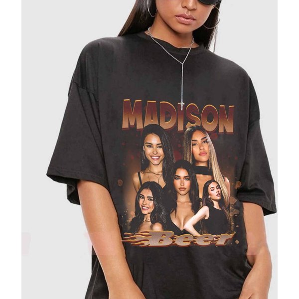 Vintage Madison Beer 90S Shirt, Madison Beer Bootleg Shirt-image