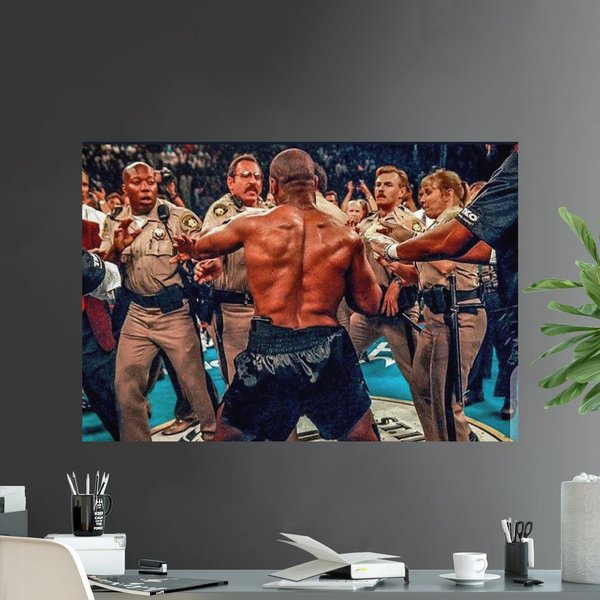 Mike Tyson Vs. The Cops At Evander Holyfield Event Fight Poster-image