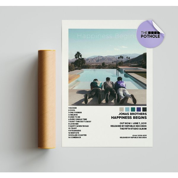 Jonas Brothers Poster | Happiness Begins Poster | Jonas Brothers-image
