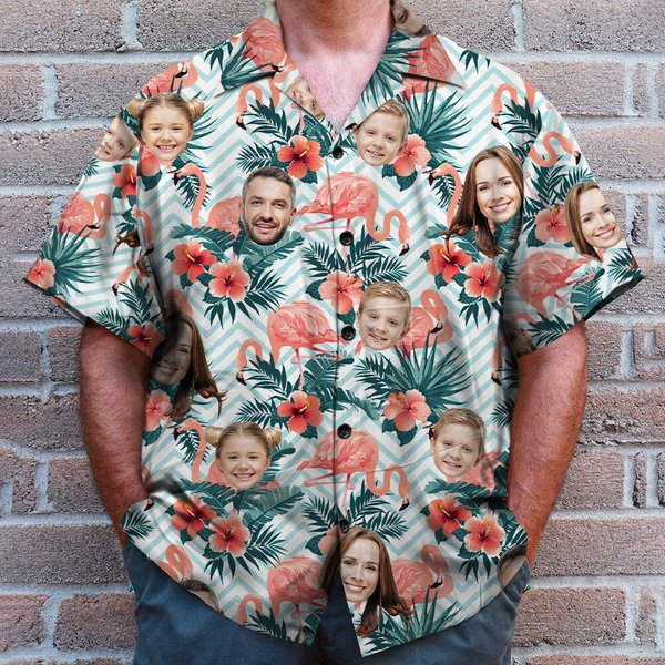 Custom Hawaiian Shirt With Face, Bachelor Party Hawaiian Shirt-image