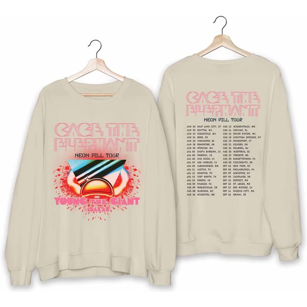 Cage The Elephant - Neon Pill Tour 2024 Sweatshirt