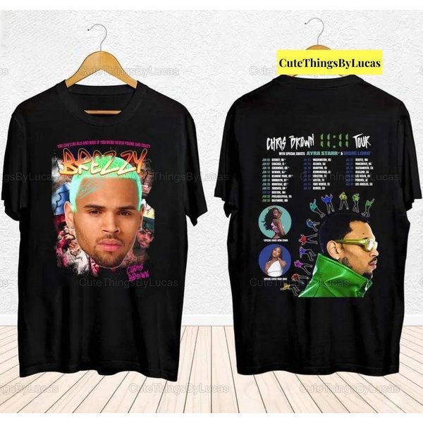 Vintage Chris Brown T-Shirt, Chris Brown Album Tshirt, 11:11 Album Tshirt-image