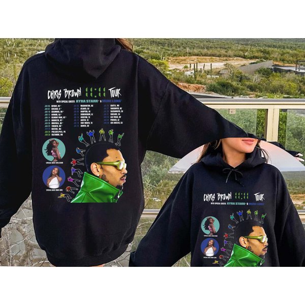 Chris Brown 1111 Tour 2024 Shirt, Chris Brown 2024 Concert Hoodie