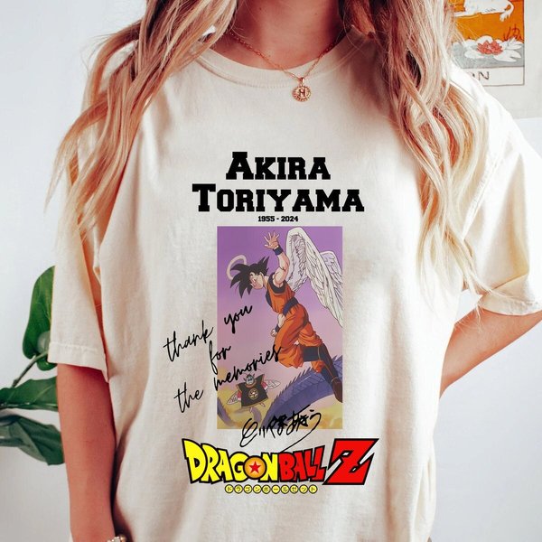 Akira Toriyama Shirt, Akira Toriyama Rip Shirt, 40 Years 1984-2024 Shirt-image