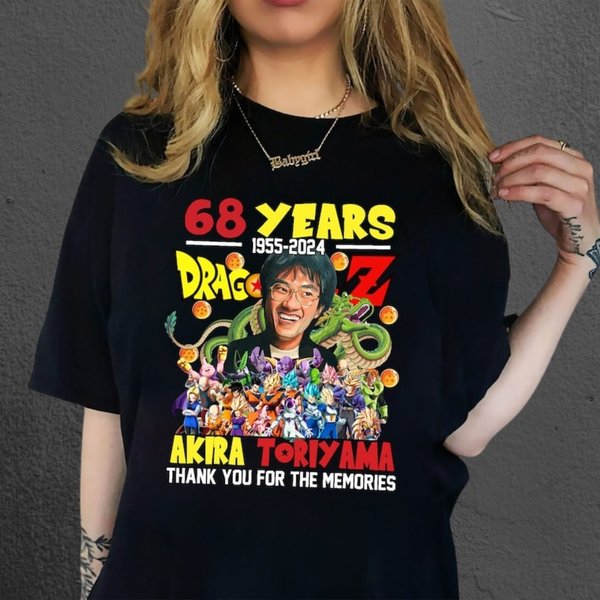 Rip Akira Toriyama, Tribute Angel Goku Shirt, Thank You Akira Toriyama Shirt-image