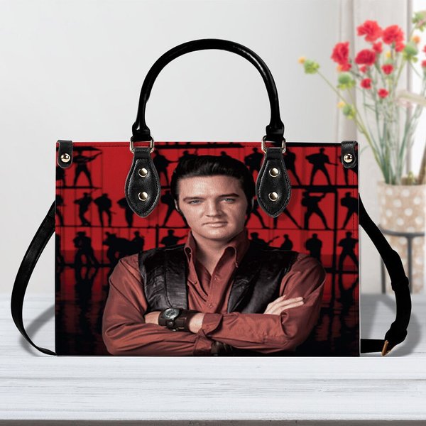 Elvis Presley Leather Handbag, Elvis Presley Handbag
