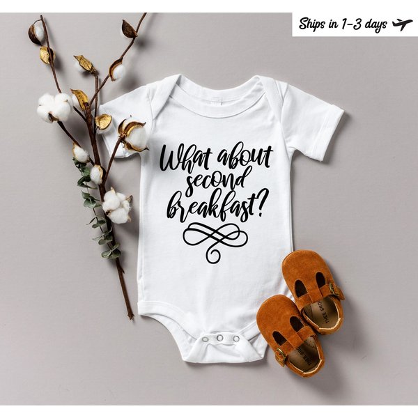 Second Breakfast Onesie, Halfling Onesie, Hobbit Onesie-image
