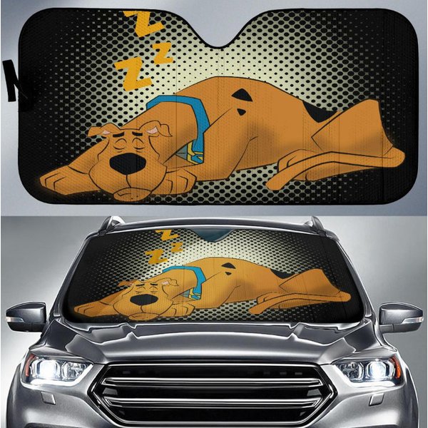 Scooby Doo Driving Car Sun Shade