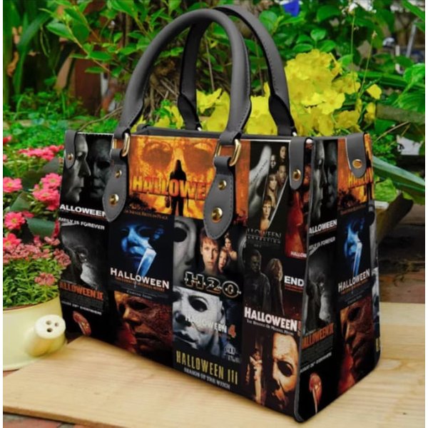 Michael Myers Handbag, Halloween Leather Handbag-image