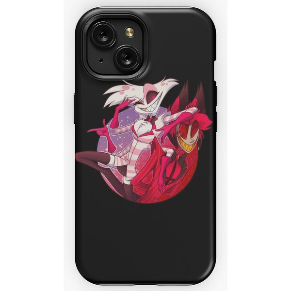 Hazbin Hotel Angel Dust And Alastor Iphone Case-image