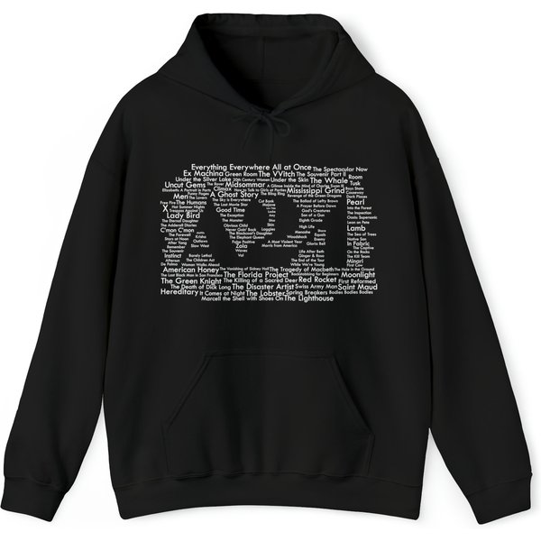 A24 Hoodie, Every A24 Film Ever Made On One Hoodie
