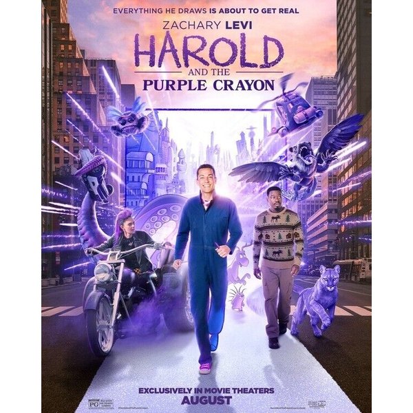 Harold And The Purple Crayon Movie Poster Zachary Levi-image