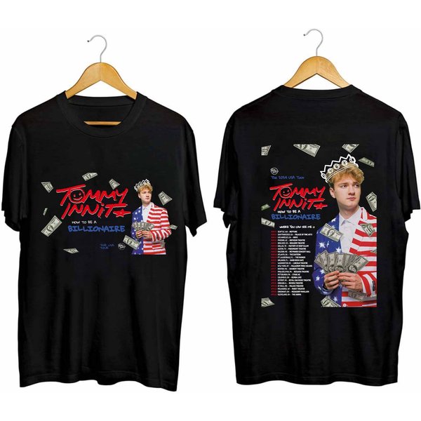 Tommyinnit 2024 Concert Shirt, Tommyinnit 2024 Usa Tour Shirt-image