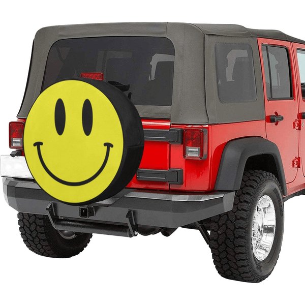 Spare Tire Cover Smiley Face-image