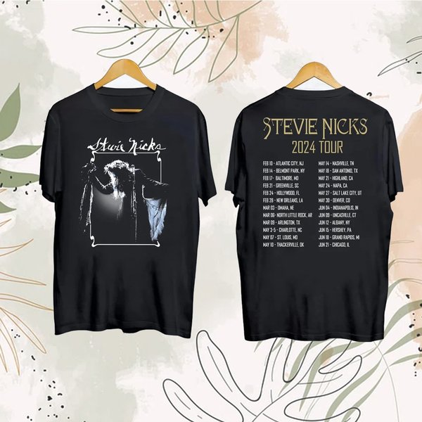 Vintage Stevie Nicks 2024 Tour Double Sided Shirt-image