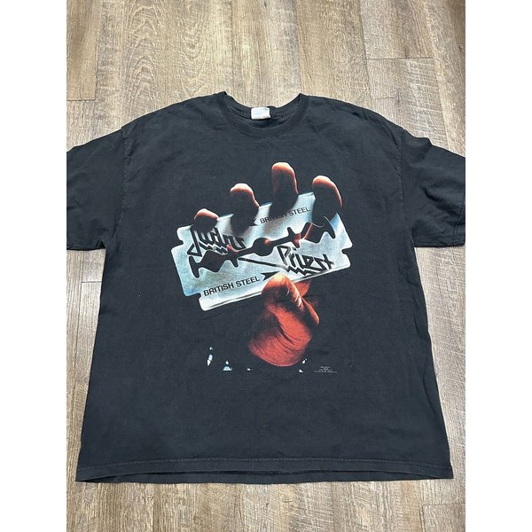 Judas Priest British Steel Black World Tour 1980 T-Shirt-image