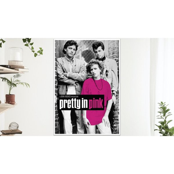 Pretty In Pink Movie Art Film Poster-image