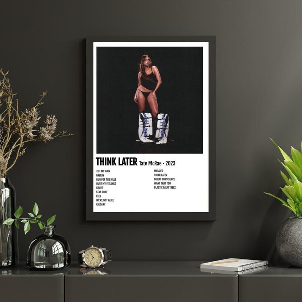 Tate Mcrae Poster, Tate Mcrae Think Later Album Cover, Think Later Tour-image