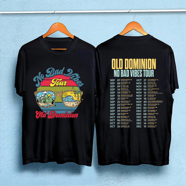 2023 Old Dominion No Bad Vibes Tour Shirt-image