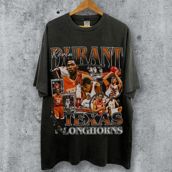 Vintage 90S Graphic Style Kevin Durant T-Shirt, Kevin Durant Shirt-image