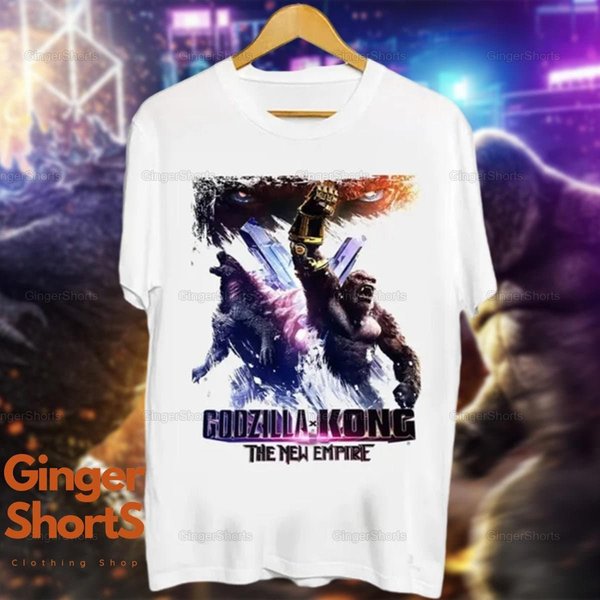 God Zilla X Kong The New Empire 2024 Shirt, God Zilla X Kong Shirt-image