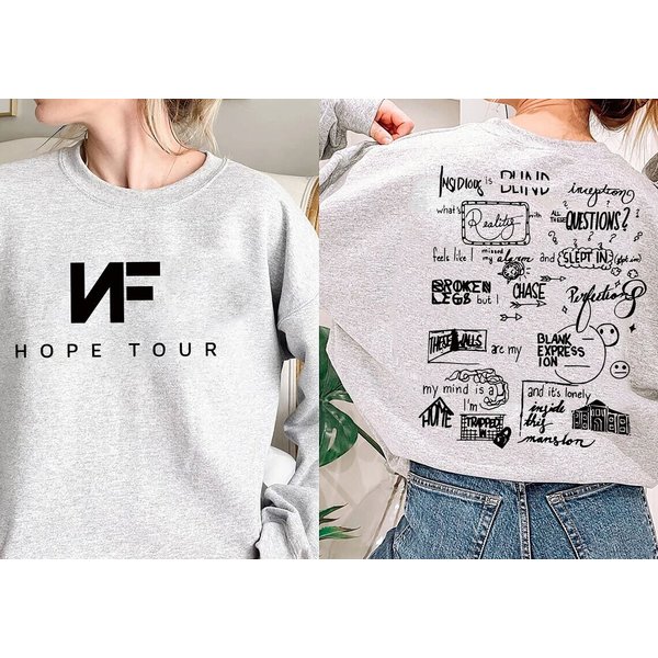 Nf Hope Sweatshirt Hope Album Tour Merch Sweatshirt