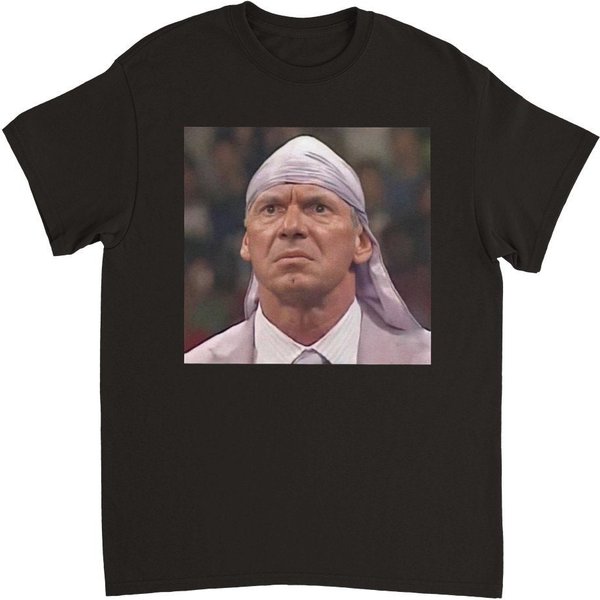 Vince Mcmahon Durag Wrestling Fan T Shirt-image
