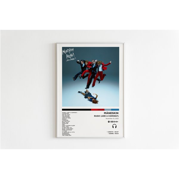 Maneskin - Rush! ( Are U Coming? ) Album Poster / Album Cover Poster-image