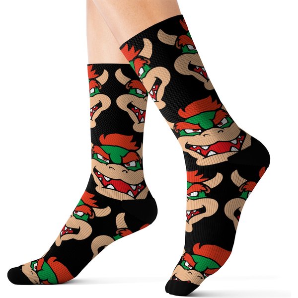Bowser Socks, Super Mario Bros Socks-image
