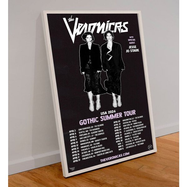 The Veronicas Usa 2024 Gothic Summer Tour Poster-image