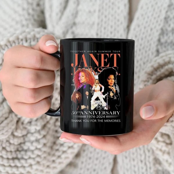 Together Again Summer Tour Janet Jackson 50Th Anniversary 1974-2024 Mug-image