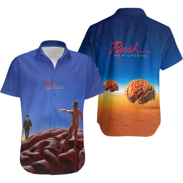 Rush Rock Band Hemispheres Album Hawaiian Shirt-image