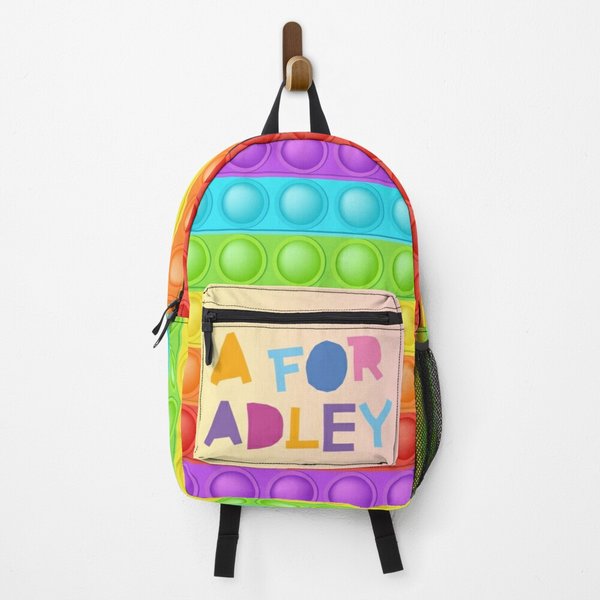 Popit Silicone Backpack. Beautiful A For Adley Backpack-image