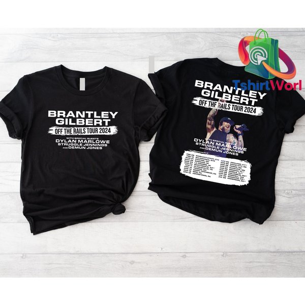 Brantly Gilbert Shirt, Brantly Gilbert Tour 2024 Shirt-image