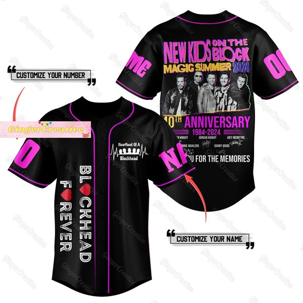 Nk On The Block Baseball Jersey And Shirt-image