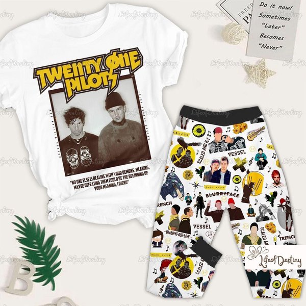 Pilotss Band Pajamas, Pilotss Band Shirt, Clancy 2024 Pajamas Set-image
