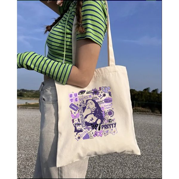 Olivia Rodrigo Guts Guts Beach Tote Bag-image