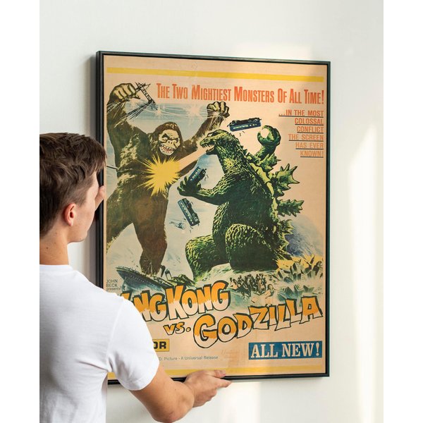 King Kong Vs. God Zilla 1963 Movie Poster-image