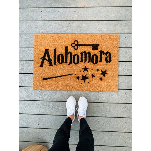Alohomora Welcome Doormat | Wizards Welcome Doormat | No Muggles Allowedift