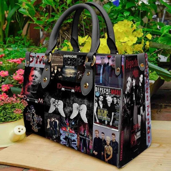 Depeche Mode Leather Handbag, Depeche Mode Bag-image