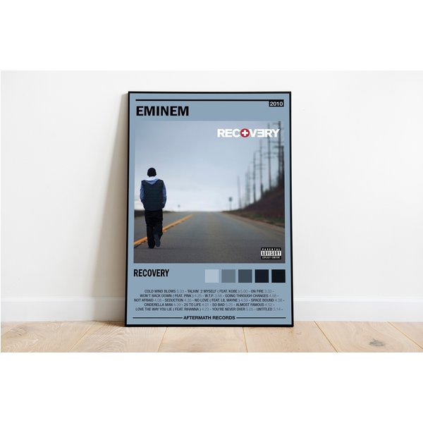 Eminem Poster | Recovery Album Cover-image