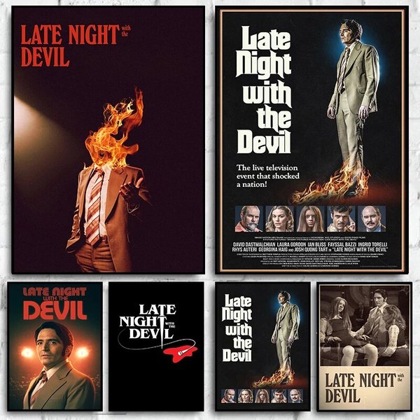 Late Night With The Devil New Horror Movie Poster-image
