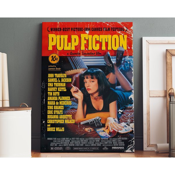 Pulp Fiction Poster Print For Movie Lovers
