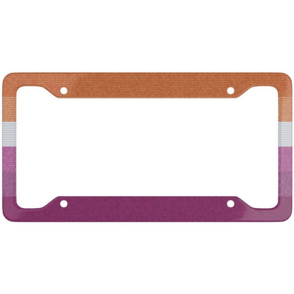 Lesbian Pride License Plate Frame | Lgbtq Pride