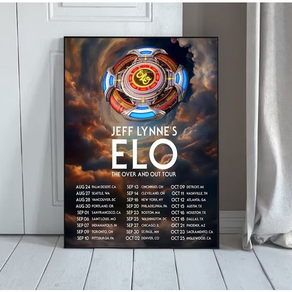 Jeff Lynne's Elo Over And Out Final Tour 2024 Poster-image