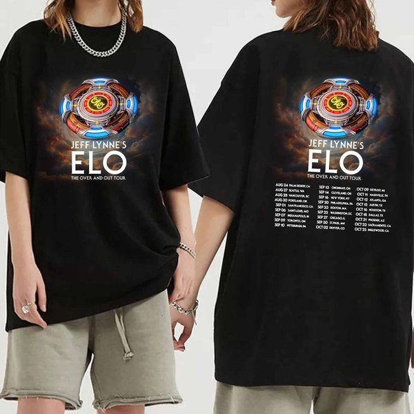 Jeff Lynne S Elo The Over And Out Tour 2024 Shirt-image