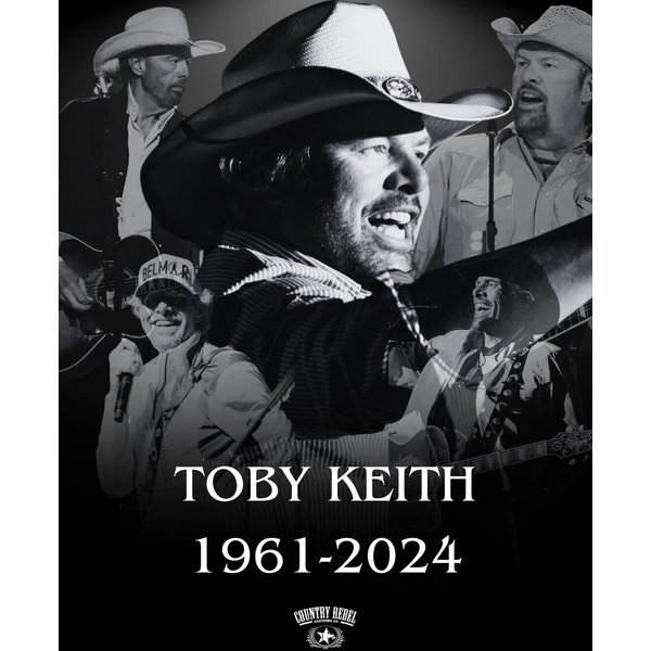 Toby Keith Country Music Legend 1961 2024 Poster Wall Decor-image