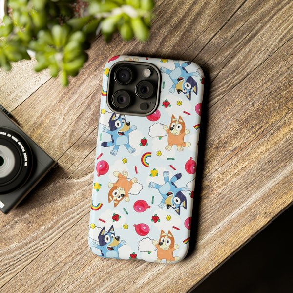 Blue Dog Inspired Tough Phone Case - Blueydad Iphone Case-image