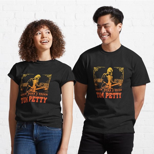 Vintage Tom Petty Country Music Arts Classic T-Shirt-image
